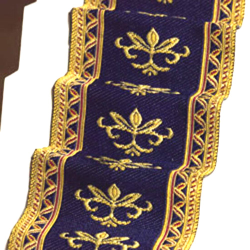 Dolls house stair carpet - house, navy
