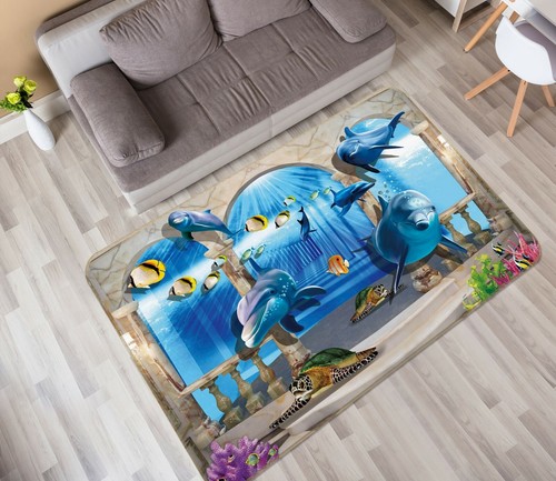 Dolphin sea turtle na9676 - dolphin,
