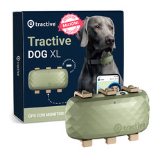 Tractive DOG XL | GPS per cani e monitor di salute | Verde | USATO