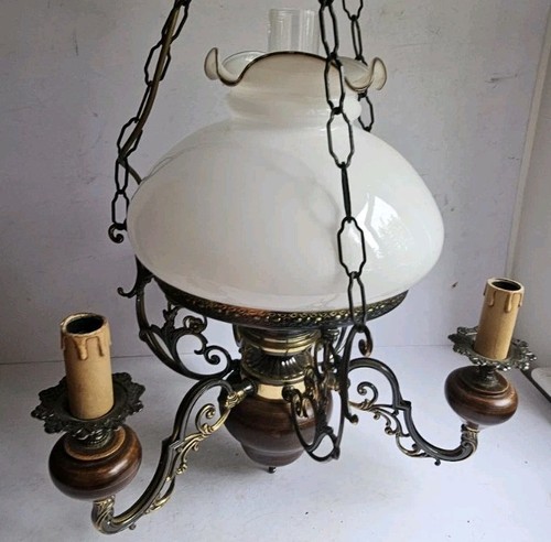 Vintage wooden brass bronze - wooden,