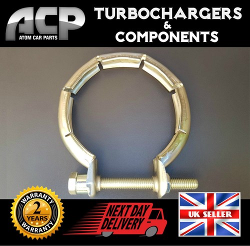 Turbocharger exhaust band - turbocharger, v-band