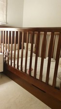 Mamas & Papas Hayworth 3 Position Cot Bed With Drawer & Changing Table