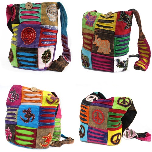Ethnic patchwork sling - ethnic,