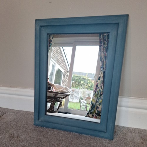 Vintage upcycled blue painted - vintage,