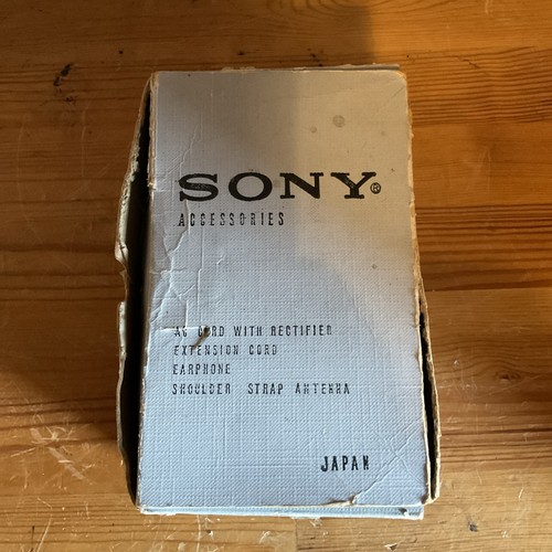 Vintage sony radio accessories - sony,