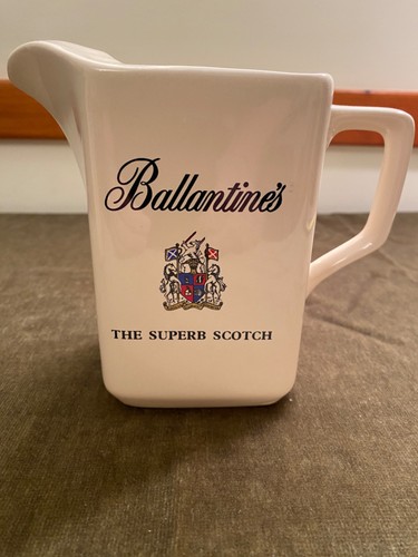 Ballantines whisky water jug - ballantines,