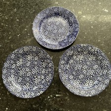 Vintage burleigh calico - calico, blue