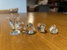 Swarovski Crystal Animal Collection Bundle X4