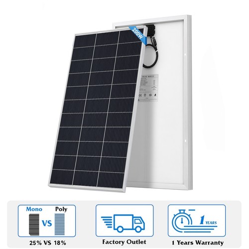 12v 200w watt mono solar - mono, panel