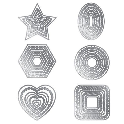 Decorative nesting frame metal - nesting,