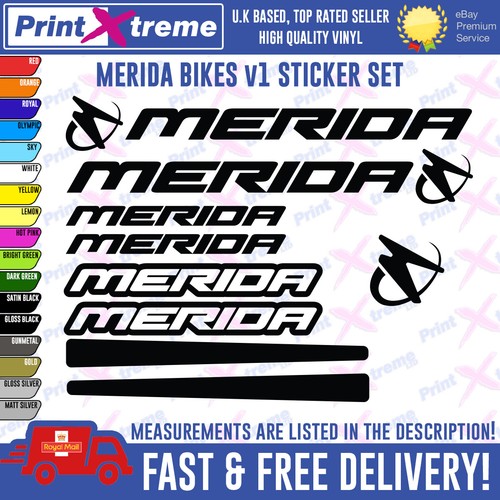 Merida bikes vinyl decals - vinyl,