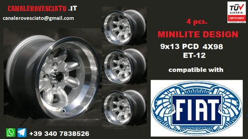 Minilite alloy wheels - 13"",