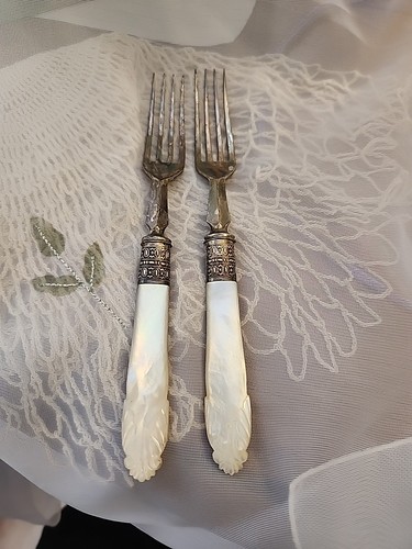 Antique pickle olive - antique, forks