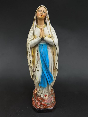 Vintage large statue virgin - vintage,