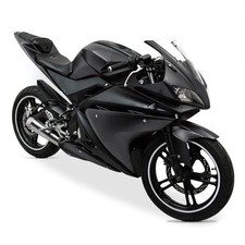 Yamaha YZF-R 125 2008-2013 - Full Fairing Kit (20 panel) Black/Black