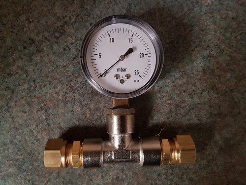 Natural gas kiln pressure