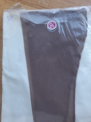 Brown seamed vintage stockings - brown,
