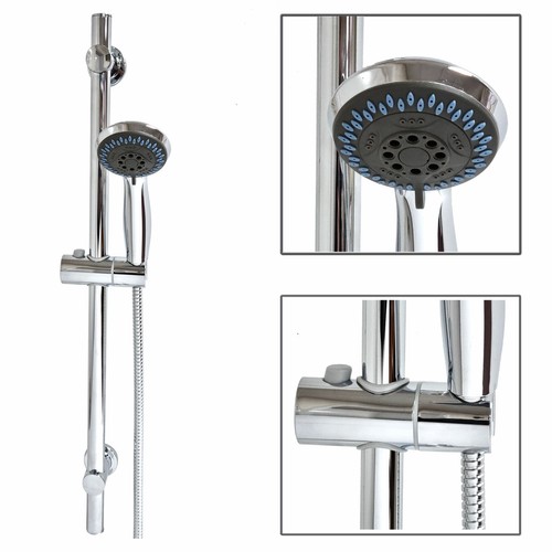 Shower head slide - shower, rail
