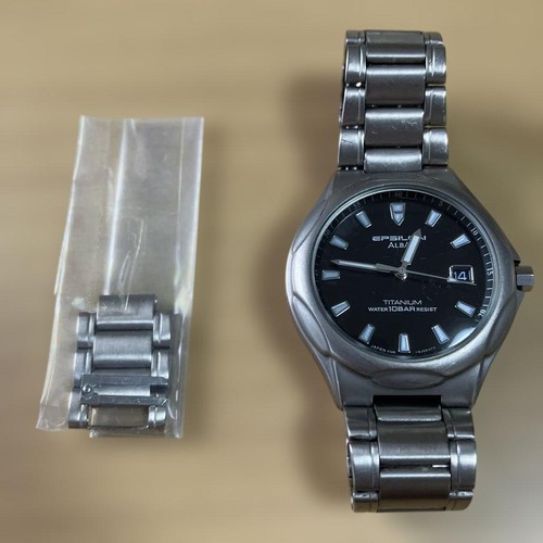 Seiko alba titanium watch with - titanium,