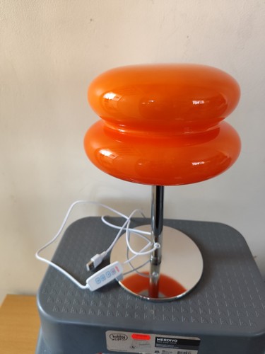 Orange retro mushroom - orange,