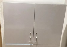 MAGNET WHITE SLAB CABINET KITCHEN UTILITY CARCASS 1000MM 1 Unit Multiple Avalibl