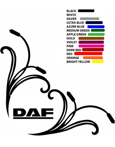 Daf truck stickers - daf,