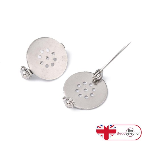 Round sieve brooch - sieve, backs