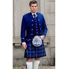 Scottish Royal Blue Doublet