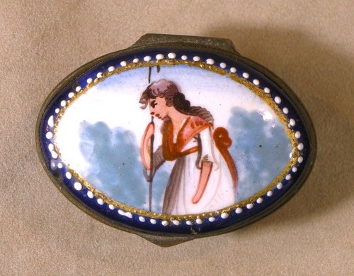 Georgian period bilston enamel - bilston,