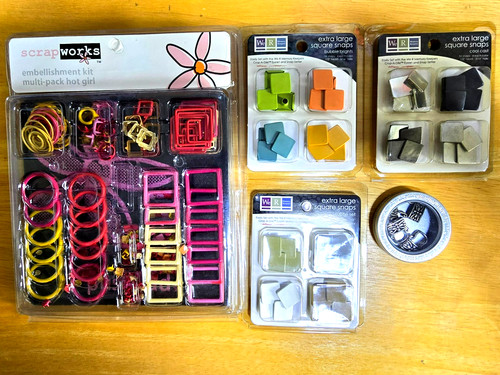 Brads eyelets scrapworks - scrapworks, set
