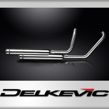 Kawasaki VN1500 98-03 VN1600 05-06 Full Exhaust 2-2 550mm Bull Nose Silencers