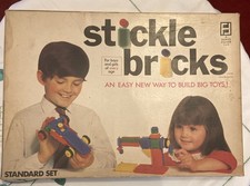 Stickle Bricks DENYS FISHER Vintage 1969 Super Set Construction Kit Original 