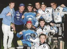 POOLE PIRATES 2011 SPEEDWAY TEAM PHOTOGRAPH