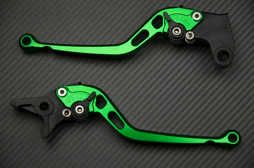 Pair long levers cnc - of, green