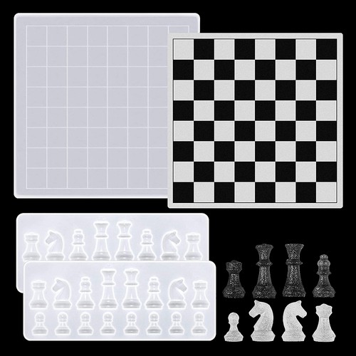 Craft silicone chess mould for - craft,