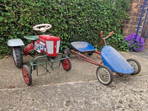Vintage triang pedal tractor - vintage,