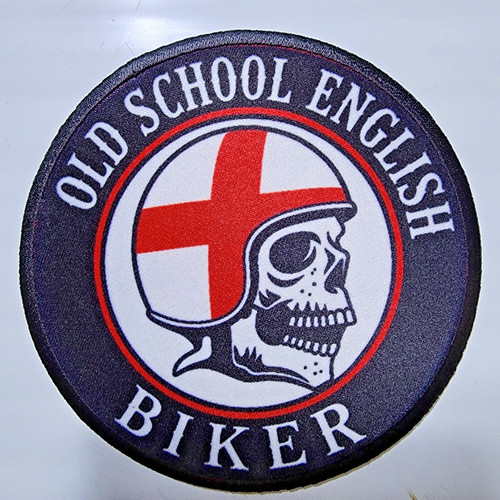 Old school english biker - old,