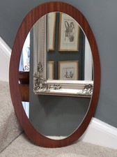 Mid Century Modern Teak Oval