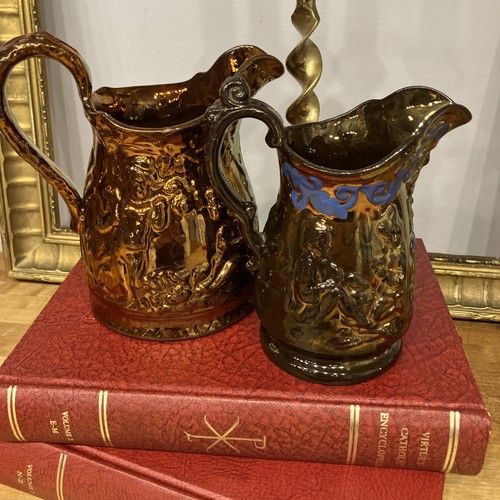 Beautiful luster ware pair - pair, of