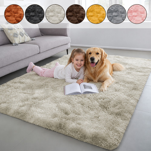Large shaggy rug fluffy - large,