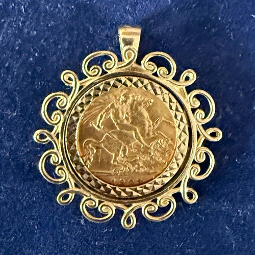 1908 edward vii - gold, half