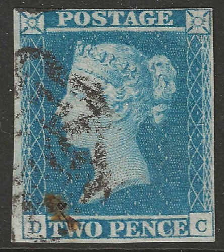 1841 two penny blue - gb,