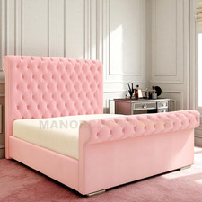 Chesterfield Sleigh Bed Frame
