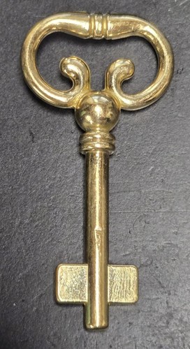 Solid brass blank - roll, top