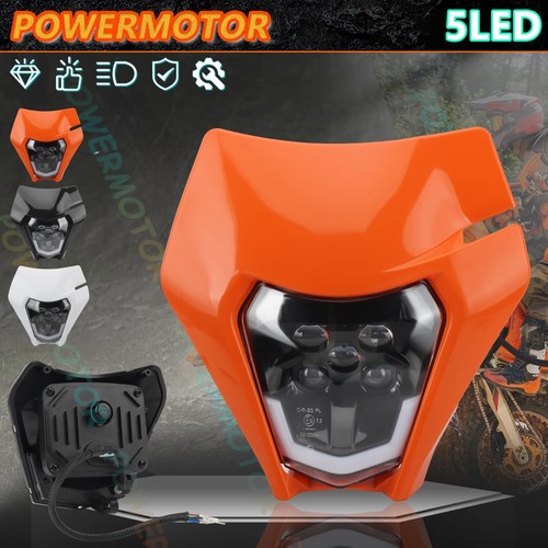 Led headlight plate for ktm - headlight,