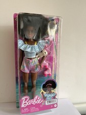 Barbie Doll Roller Skates & Puppy Set