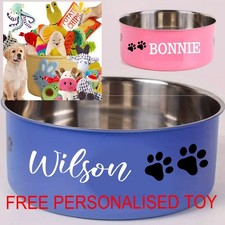 PERSONALISED DOG BOWL Name
