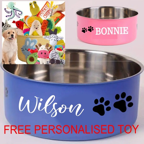 Personalised dog bowl - dog, name