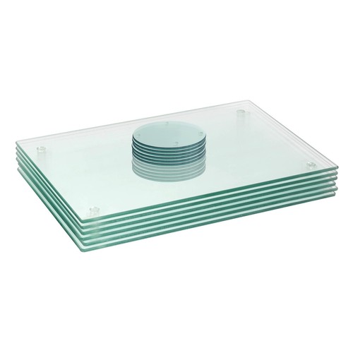 12pc rectangle glass - 12pc,