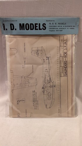 Models 72 saunders roe - i.d.,